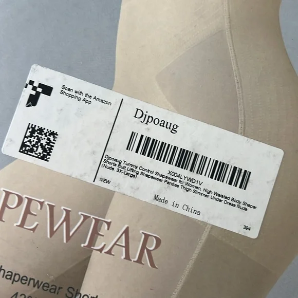 NIB Djpoaug Tummy Control Shapewear High Waisted Body Shaper Shorts Butt Lifüng - Picture 3 of 4